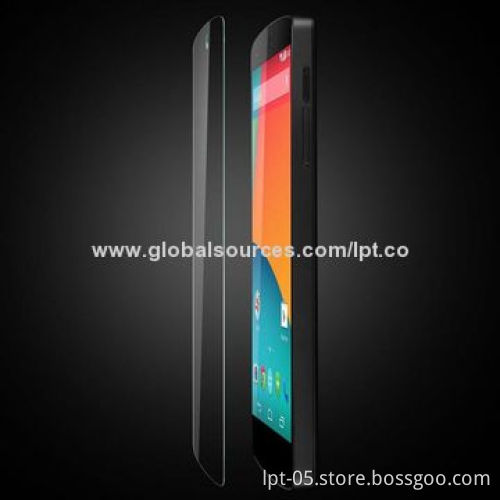 Tempered-glass Screen Guard, Factory Supply with Retail Package, Welcome OEM for LG Google Nexus 5
